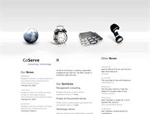Tablet Screenshot of coserve.com.au